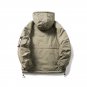 DAVILRAY SUITTO THICK PADDED UNISEX JACKET IN ARMY GREEN