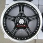 17" Black ADR Battle Exe Rims and Nexen N3000 Tires 4 Lug