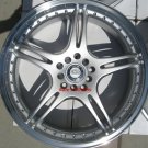 17" Silver ADR Battle Exe Rims and Nexen N3000 Tires 5 Lug