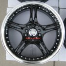 17" Black ADR Battle Exe Rims and Nexen N3000 Tires 5 Lug 48 Offset