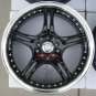 17" Black ADR Battle Exe Rims and Nexen N3000 Tires 5 Lug 48 Offset