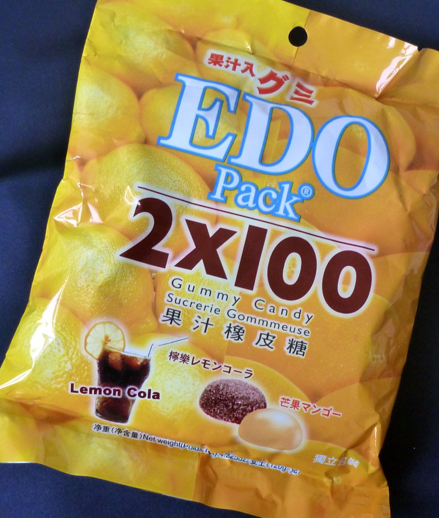 Edo Gummy Candy Lemon Cola & Mango Flavour sweets treats candies snacks