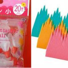 Bento Sauce Bottles 20 Pcs & Sushi Grass Dividers 150 Pcs – Japanese Lunch Accessories Set