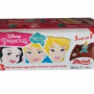 Zaini Disney Princess Chocolate Surprise 3 Eggs with Toy Figure Inside choco