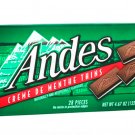 Andes Creme DE Menthe Thins Chocolates 132g 28 pieces Mints sweets snacks