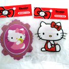 Sanrio Hello Kitty Double-sided Glass Sticker Set of 2 Pcs stickers TA