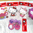 Sanrio Hello Kitty Double-sided Glass Sticker Decor stickers Set of 5 Pcs