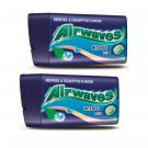 2 Packs Wrigley's Airwaves Menthol & Eucalyptus Mint Candy – Strong & Refreshing