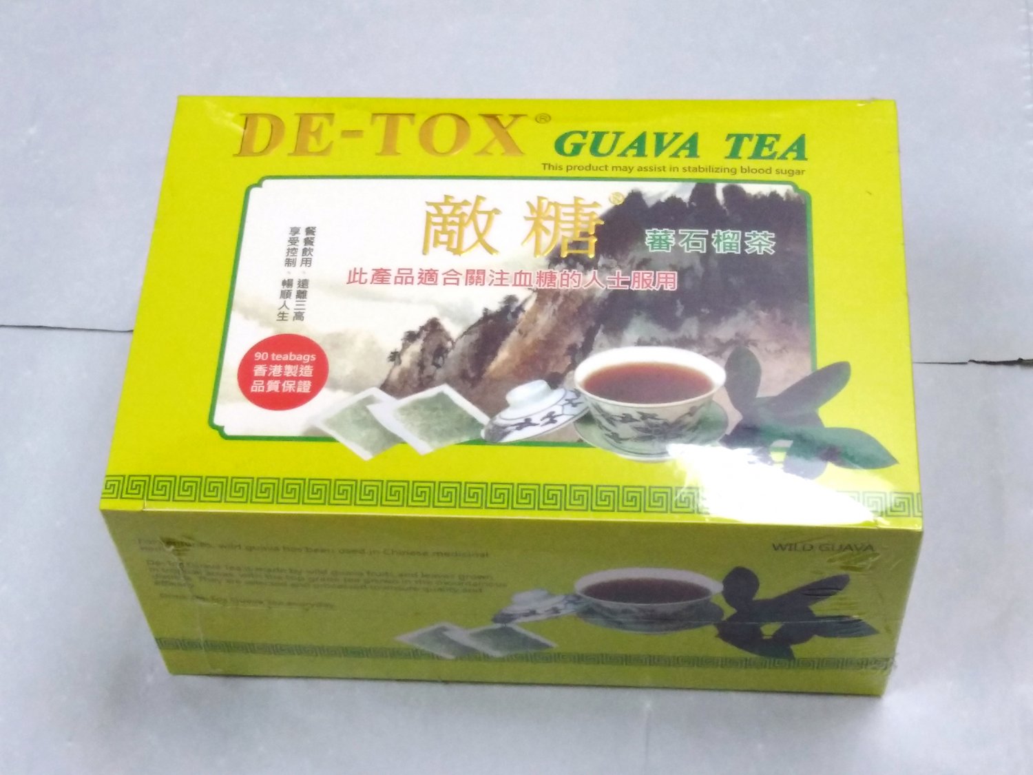 De-Tox Guava Tea 2.7g X 90 Tea Bags Teabags natural healthy