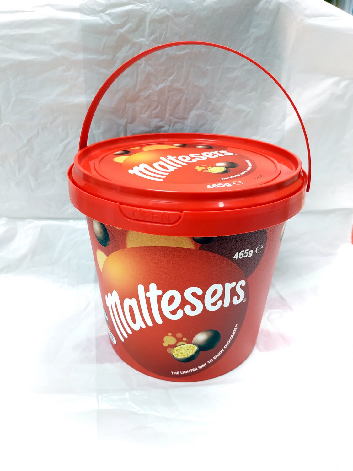 Maltesers Milk Chocolate Malt Ball in Bucket 465g choco snacks party sweets treats
