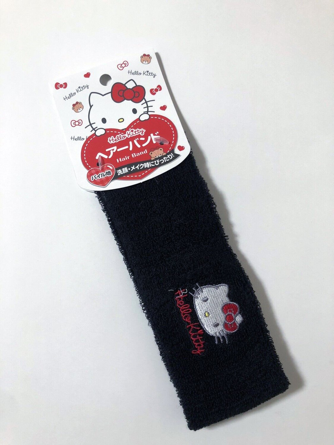 Sanrio Hello Kitty Hair Band Black cosmetic makeup ladies skin care girl
