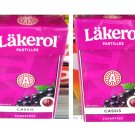 2 x Lakerol Sugarfree Pastilles CASSIS Flavour Candy