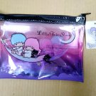 Sanrio Little Twin Stars Kiki & Lala Flat Clear Pouch Makeup Cosmetics Bag girls ladies women