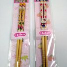 Sanrio HELLO KITTY 16.5cm Bamboo Chopsticks Set of 2 pairs