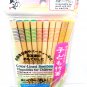 Kids Japanese 5 Pairs Color-lined 16cm Bamboo Chopsticks for Children
