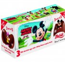 Zaini Disney Mickey Mouse Chocolate Surprise 3 Eggs with Mini Toy Figure Inside choco