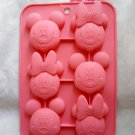 Disney Mickey Mouse Silicone Mold for Cake, Pudding, Jello, Chocolate, Ice Cubes