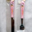 Sanrio Hello Kitty Stainless Steel Fork & Knife Set kitchen home dinning supper tool kids ladies