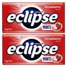 2 x Eclipse Sugarfree Mints Strawberry 34g