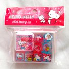Sanrio Hello Kitty 8 pieces EVA Stamps with Ink Pad Mini Stamp Set girls women