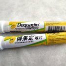2 rolls of Dequadin Throat Lozenges Lemon Flavor
