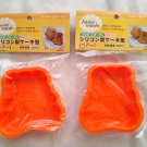 2 x Bear Silicone Mold - Cake, Muffin & Jelly Moulds for Sweets