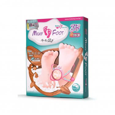 Milky Foot 3D Intense Exfoliating Foot Pads - Super 4 One Pair Foot Care