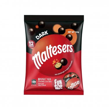 Maltesers Dark Funsize Chocolate 144g - Delicious Party Sweets & Snacks