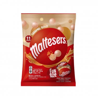 Maltesers Caramel Gold Funsize Chocolate 132g - Party Snacks & Sweet Treats