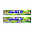 2 x Morinaga Hi-Chew Green Apple Soft Candy - 57g Refreshing Chewy Snacks
