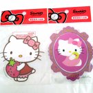 Sanrio Hello Kitty 2-Pc Double-Sided Glass Stickers Cute Decals for Phones Tablets Laptops TB Sanrio Hello Kitty 2-Pc Double-Sided Glass Stickers Cute Decals for Phones Tablets Laptops TB