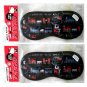 2-Pcs Sanrio Hello Kitty Sleep Eye Mask Light-Blocking Night Blindfold Gift for Women & Girls Black