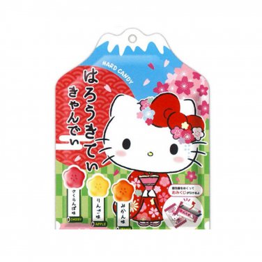 Sanrio Hello Kitty Sakura Flower Candy 65g - Japanese Floral Shaped Sweets Treat