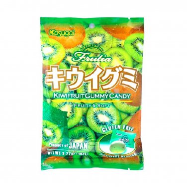 Kasugai Kiwi Gummy Candy - Soft, Chewy, and Delicious Fruit Flavored Treats