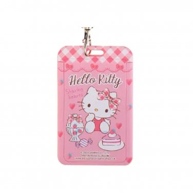 Sanrio Hello Kitty ID Card Holder &acirc;�� Lanyard for School, Work & Kids KM24A