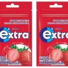 2 x Wrigley's Extra Xylitol Strawberry Sugarfree Chewing Gum
