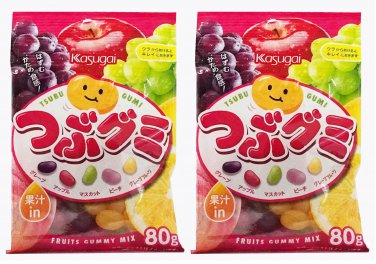 2 x Kasugai Confectionery Comprehensive Fruit Gummies