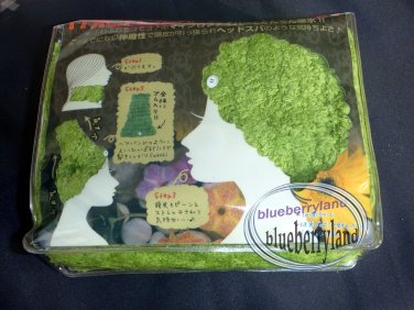 Super Absorbent Micro SPA Turban Bath Cap - Quick Dry, Green