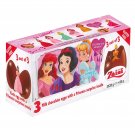 Zaini Disney Princess Chocolate Surprise 3 Eggs with Mini Toy Figure Inside choco
