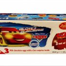 Zaini Disney Pixar Cars Chocolate Surprise Eggs – 3-Pack with Mini Car Toy Inside New