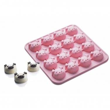 SiliconeZone Choko Piggy bonbon baking mold