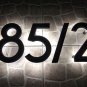 7 inch black 3D address numbers with illumination