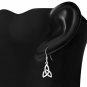 Celtic Trinity Triquetra Sterling Silver Earrings