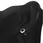 Black Onyx Stud 925 Sterling Silver Earrings