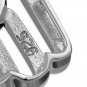 Hamsa Silver Pendant, set w Pink CZ, hand of Fatima, Solid Sterling Silver