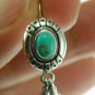 Native Turquoise Belly Button Navel Ring, 316L Steel & Sterling Silver