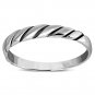 Twisted Band Silver Ring, MIX US SIZE, 925 Plain Solid Silver