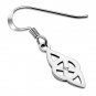 Celtic Knot Tiny Silver Earrings, Plain Sterling Silver, Irish Jewelry, ep153