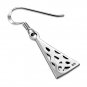 Celtic Trinity Knot Silver Earrings, Plain Solid Silver, Irish Jewelry