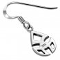 Celtic Knot Trinity Silver Earrings, Plain Solid Silver, Irish Jewelry, ep123